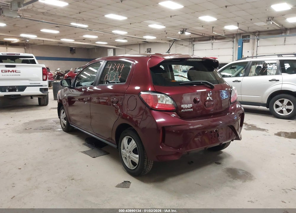 2021 MITSUBISHI MIRAGE CARBONITE EDITION/ES/LE VIN: ML32AUHJ7MH008018