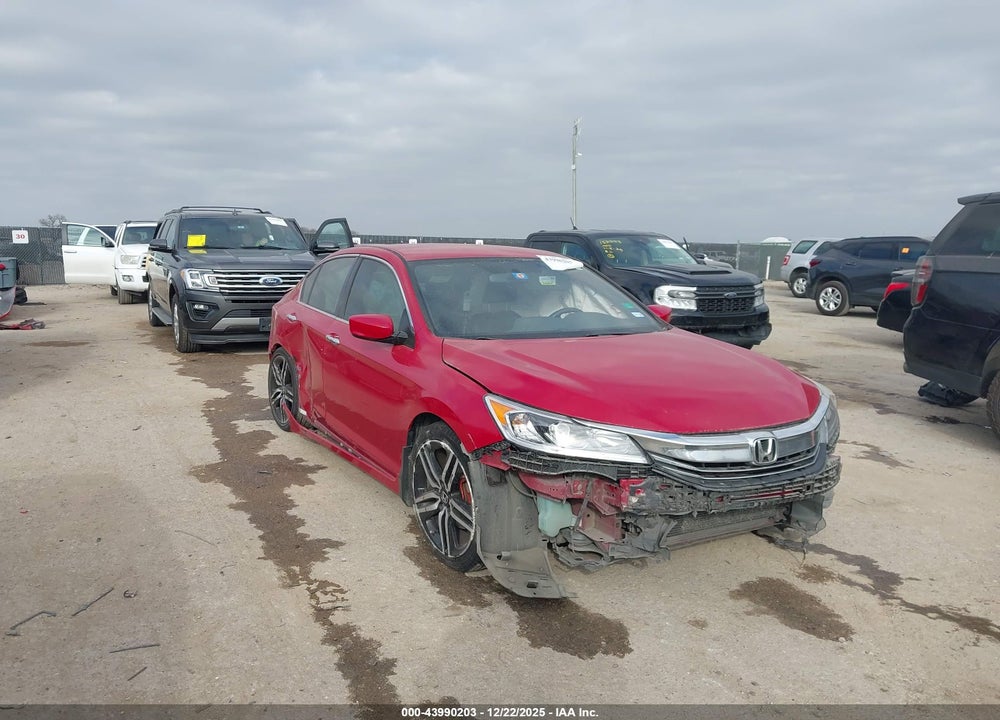 2017 HONDA ACCORD SPORT SE VIN: 1HGCR2F12HA218625