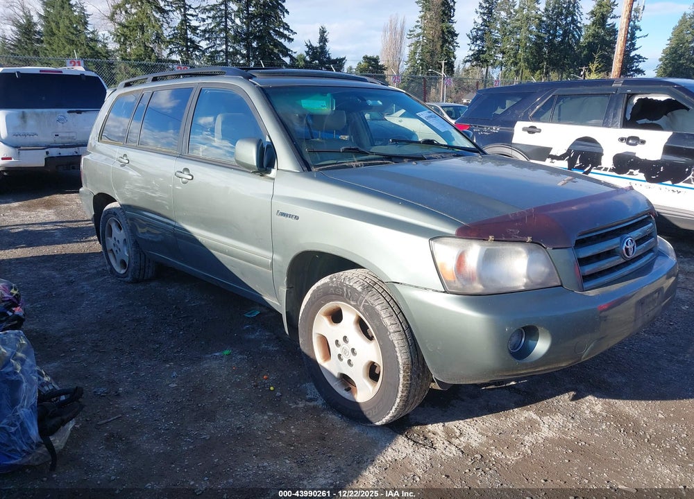 2005 TOYOTA HIGHLANDER LIMITED VIN: JTEEP21A950082351
