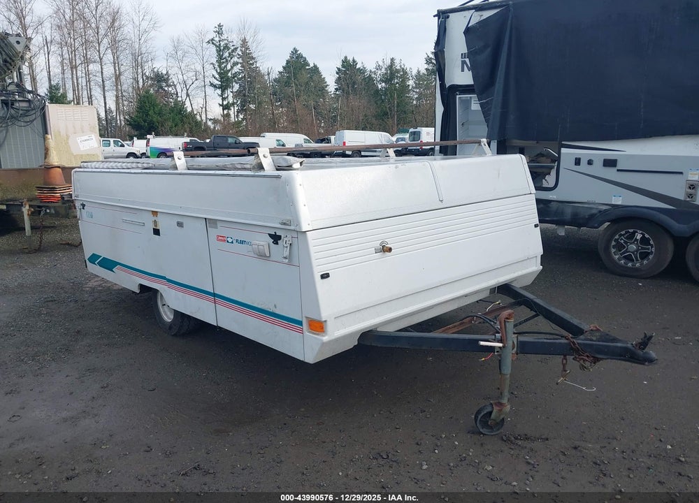 1996 COLEMAN POP UP TRAILER VIN: 4CF653F18S7272518