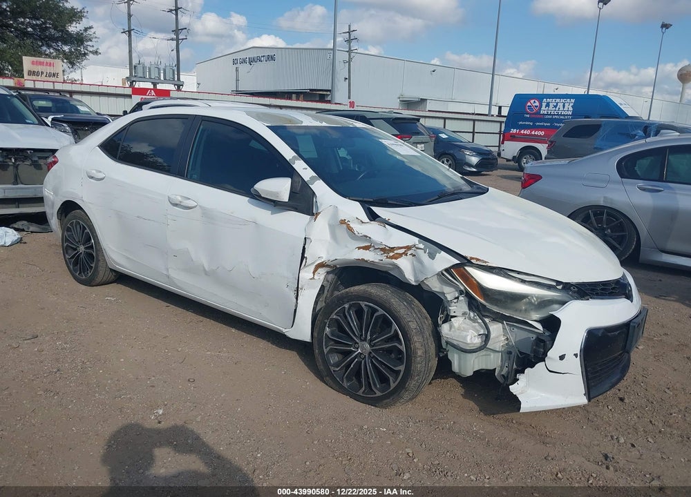 2016 TOYOTA COROLLA S PLUS VIN: 5YFBURHEXGP447436