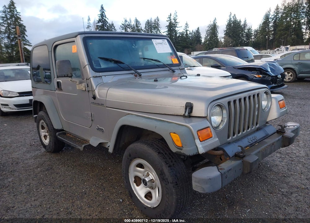 2000 JEEP WRANGLER SE VIN: 1J4FA29P4YP729053