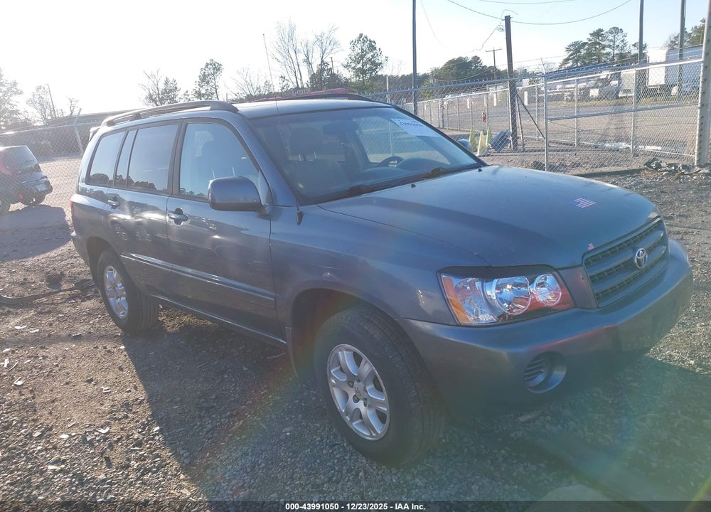 2003 TOYOTA HIGHLANDER V6 VIN: JTEHF21A530120784
