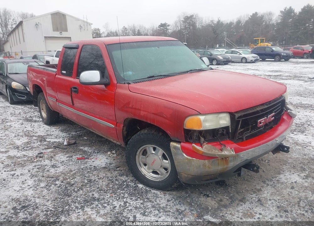 2002 GMC SIERRA 1500 SLE VIN: 2GTEK19T721405556