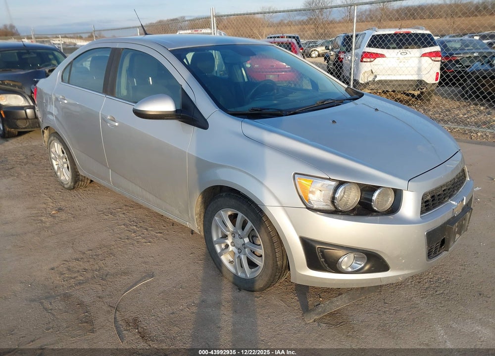 2013 CHEVROLET SONIC LT AUTO VIN: 1G1JC5SH2D4117596