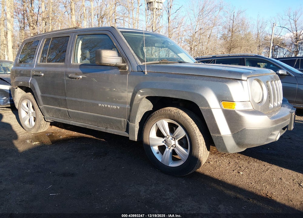 2012 JEEP PATRIOT LATITUDE VIN: 1C4NJPFB9CD552341