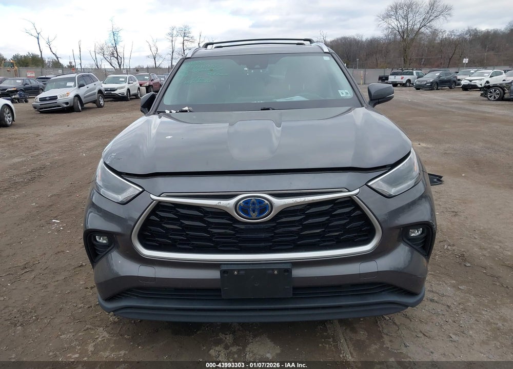 2021 TOYOTA HIGHLANDER HYBRID XLE VIN: 5TDGBRCH4MS535480