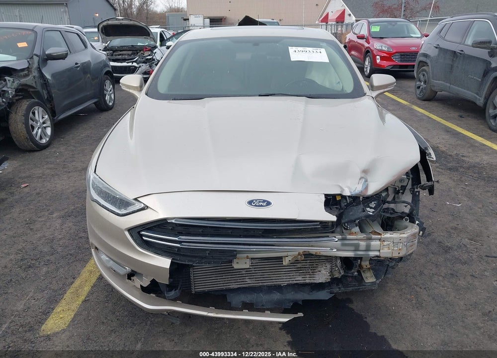 2017 FORD FUSION SE VIN: 3FA6P0H97HR411888