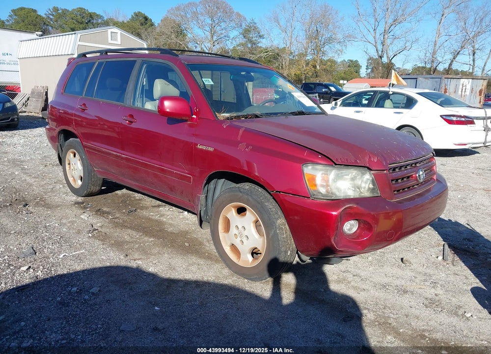 2005 TOYOTA HIGHLANDER LIMITED V6 VIN: JTEEP21A050082111
