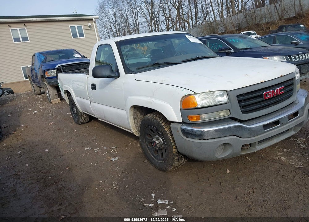 2006 GMC SIERRA 1500 WORK TRUCK VIN: 1GTEC14VX6E201229