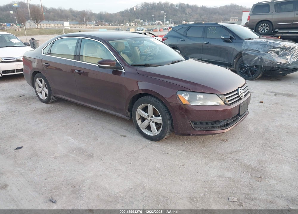 2013 VOLKSWAGEN PASSAT 2.5L SE VIN: 1VWBP7A30DC062070