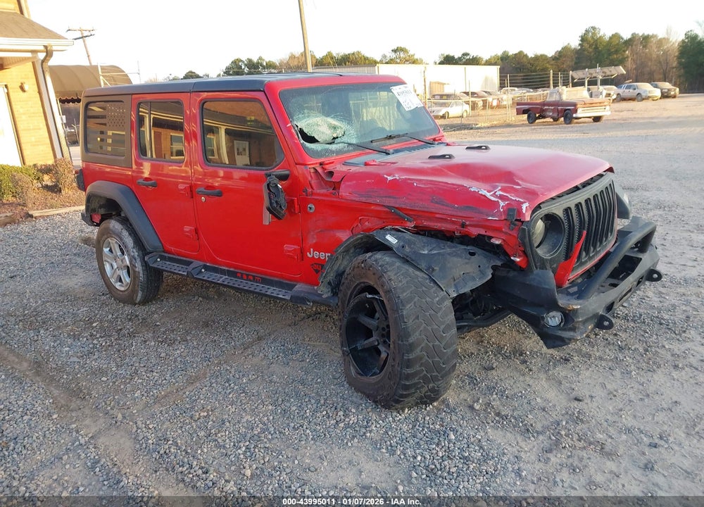 2018 JEEP WRANGLER UNLIMITED SPORT S 4X4 VIN: 1C4HJXDG6JW108217