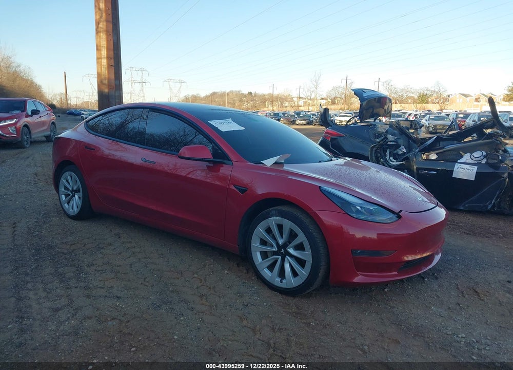2022 TESLA MODEL 3 REAR-WHEEL DRIVE VIN: 5YJ3E1EA8NF289563
