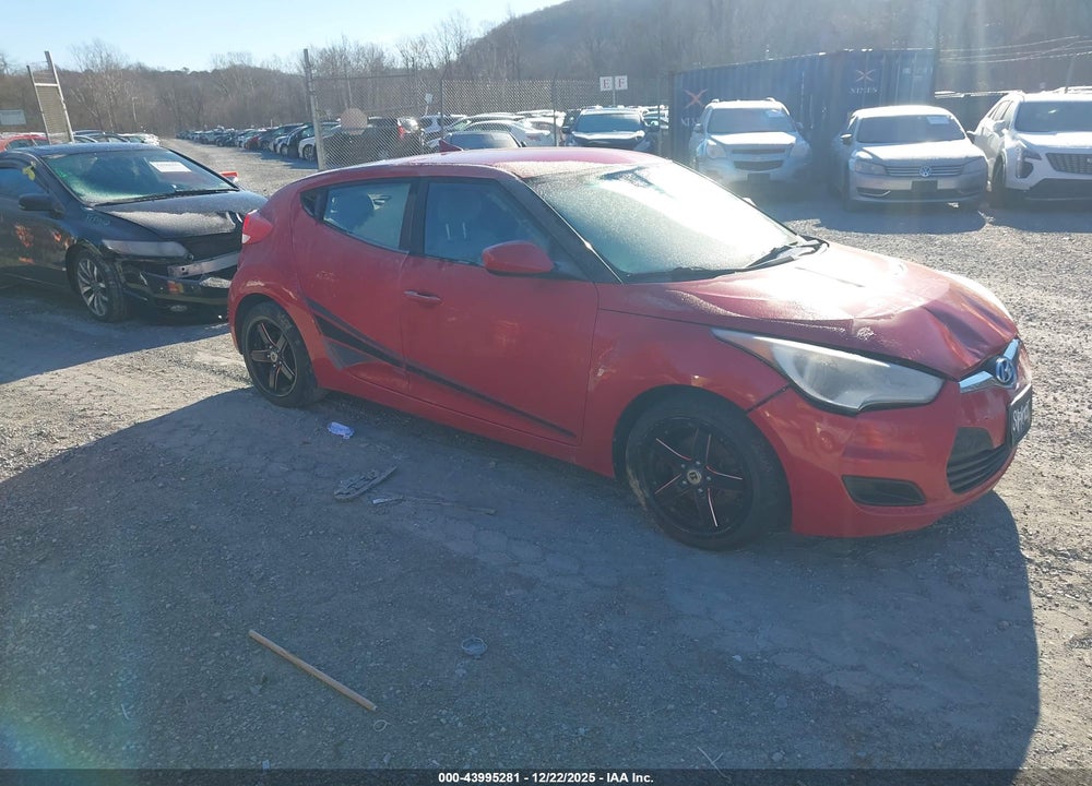 2013 HYUNDAI VELOSTER BASE W/GRAY VIN: KMHTC6AD1DU149150