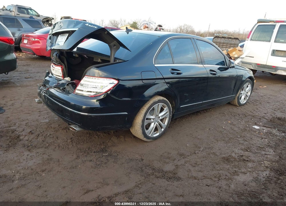 2012 MERCEDES-BENZ C 300 LUXURY 4MATIC VIN: WDDGF8BB7CR229016