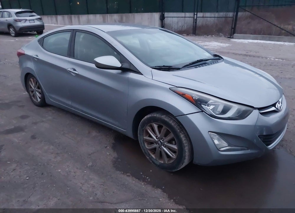 2015 HYUNDAI ELANTRA SE VIN: 5NPDH4AEXFH605196