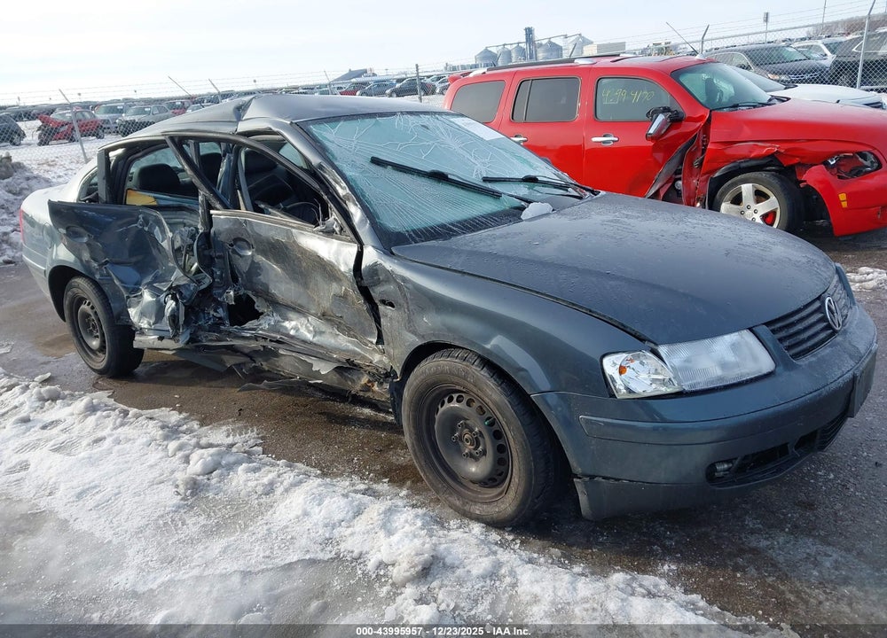 2000 VOLKSWAGEN PASSAT GLS V6 VIN: WVWMD23BXYE187146