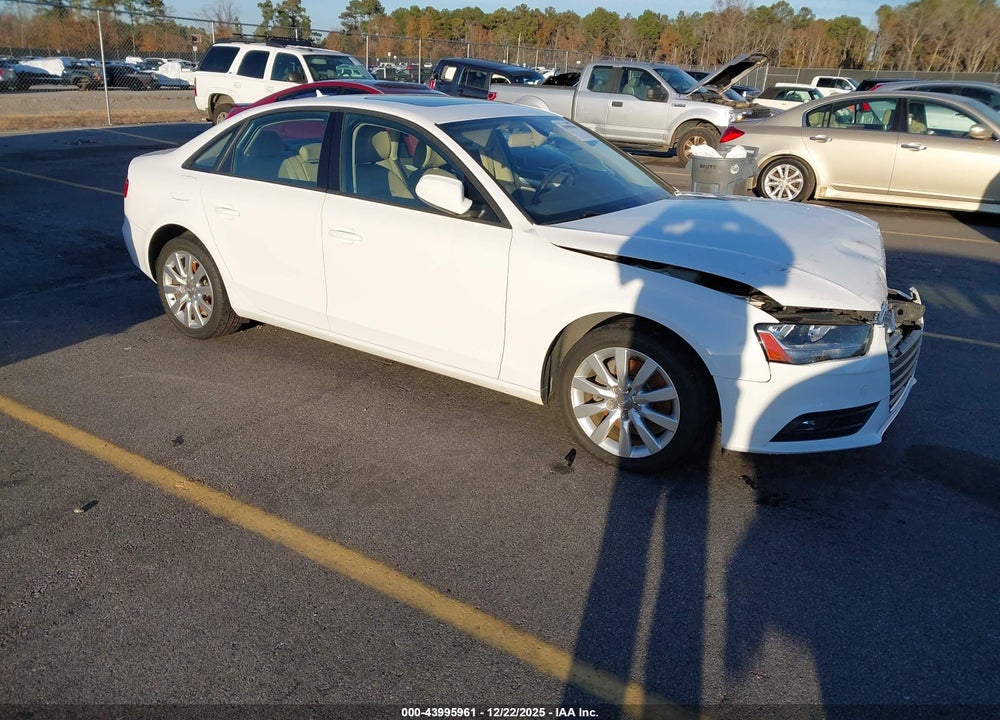 2014 AUDI A4 2.0T PREMIUM VIN: WAUAFAFL4EA057052