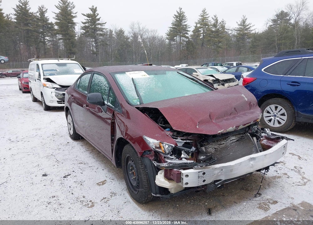 2013 HONDA CIVIC LX VIN: 2HGFB2F51DH599979