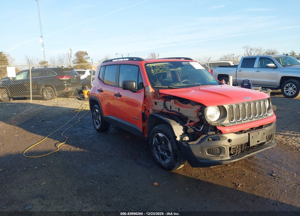 2017 JEEP RENEGADE SPORT 4X4 VIN: ZACCJBAB9HPG11088