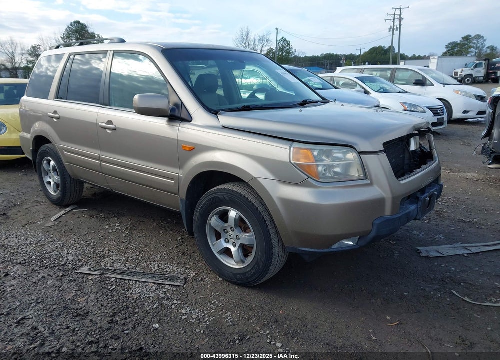 2007 HONDA PILOT EX-L VIN: 5FNYF18567B019610
