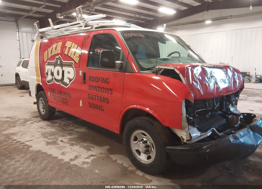 2015 CHEVROLET EXPRESS 2500 WORK VAN VIN: 1GCWGFCF4F1202500