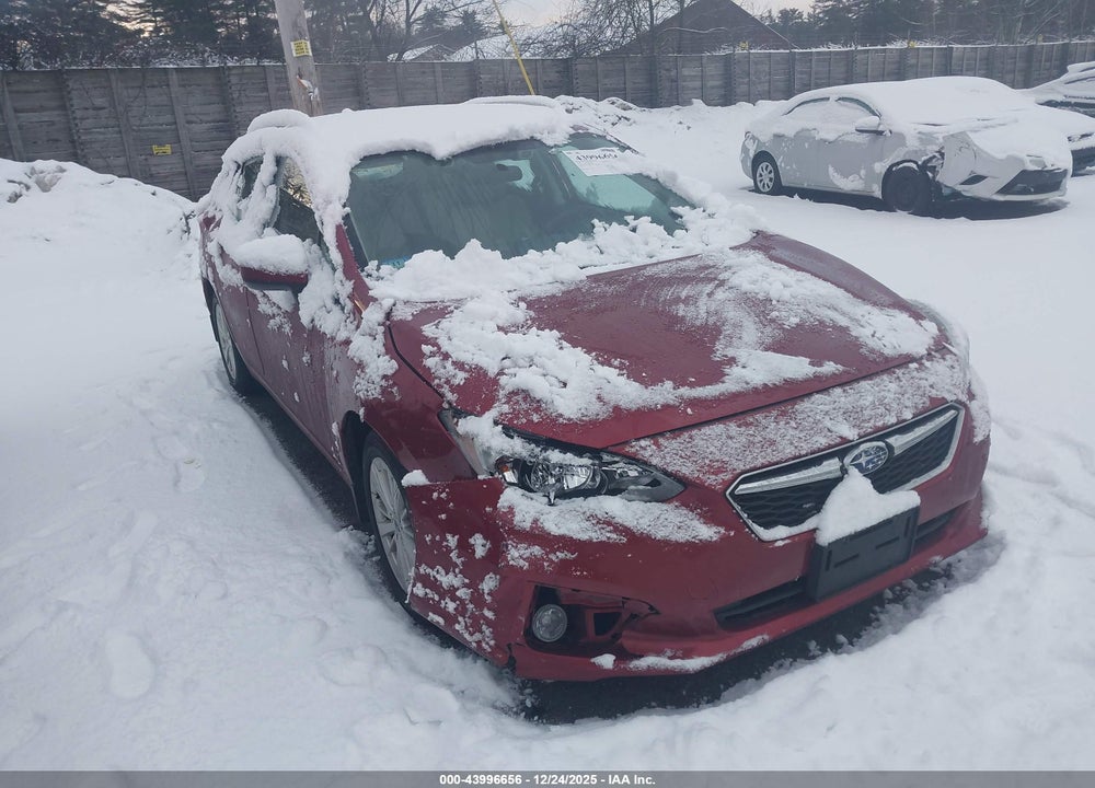 2018 SUBARU IMPREZA 2.0I PREMIUM VIN: 4S3GTAD67J3720616