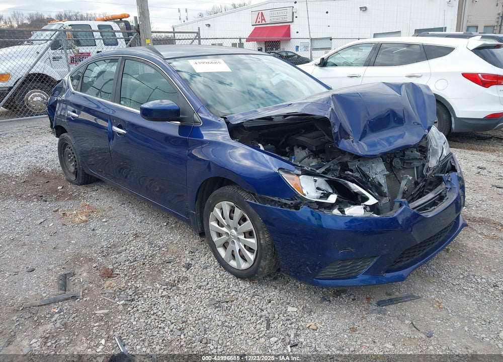 2017 NISSAN SENTRA SV VIN: 3N1AB7APXHL644366