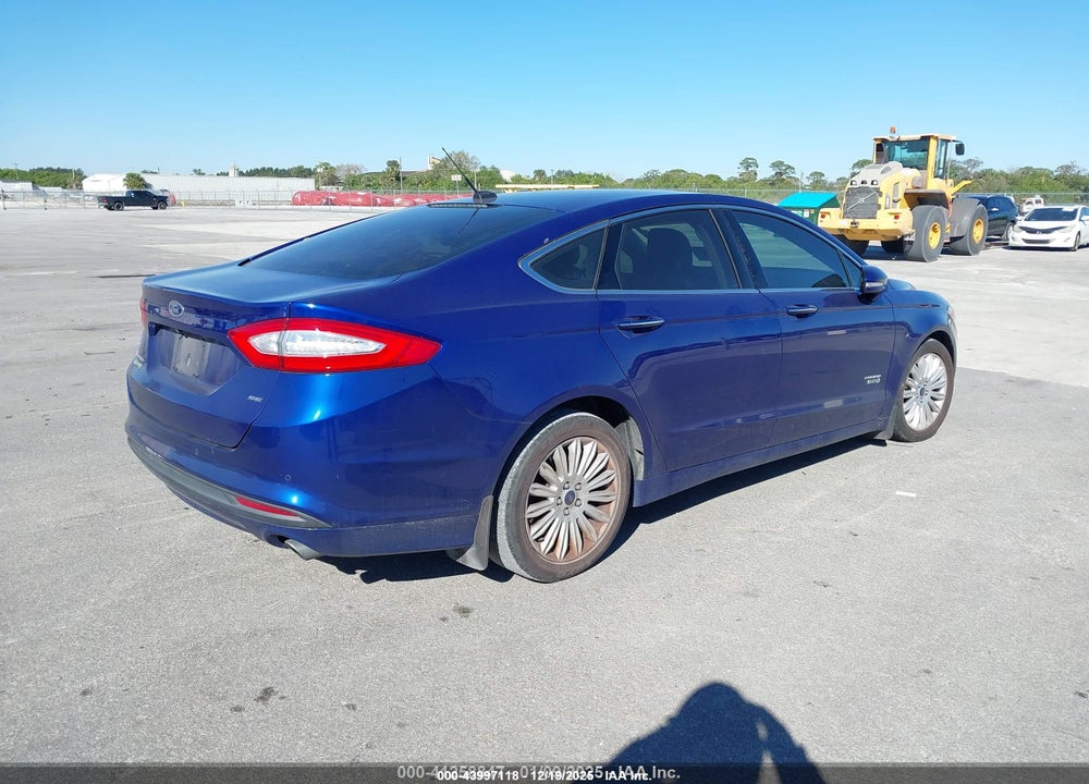 2016 FORD FUSION ENERGI SE LUXURY VIN: 3FA6P0PU0GR381153