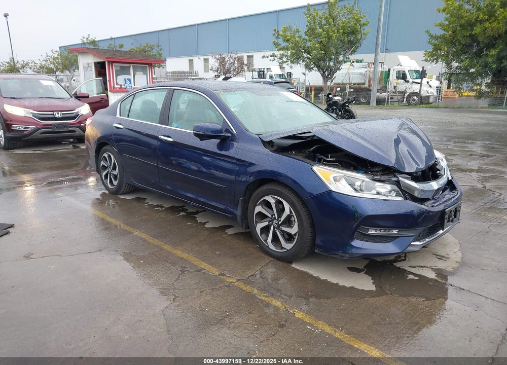 2016 HONDA ACCORD EX VIN: 1HGCR2F77GA106051