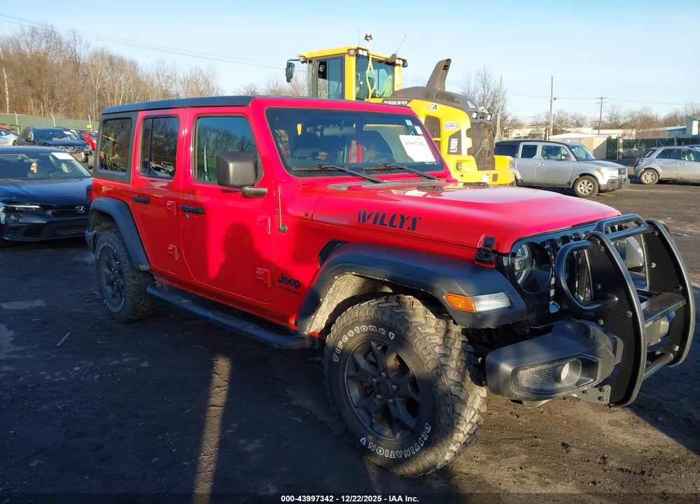2022 JEEP WRANGLER UNLIMITED WILLYS 4X4 VIN: 1C4HJXDG7NW201141