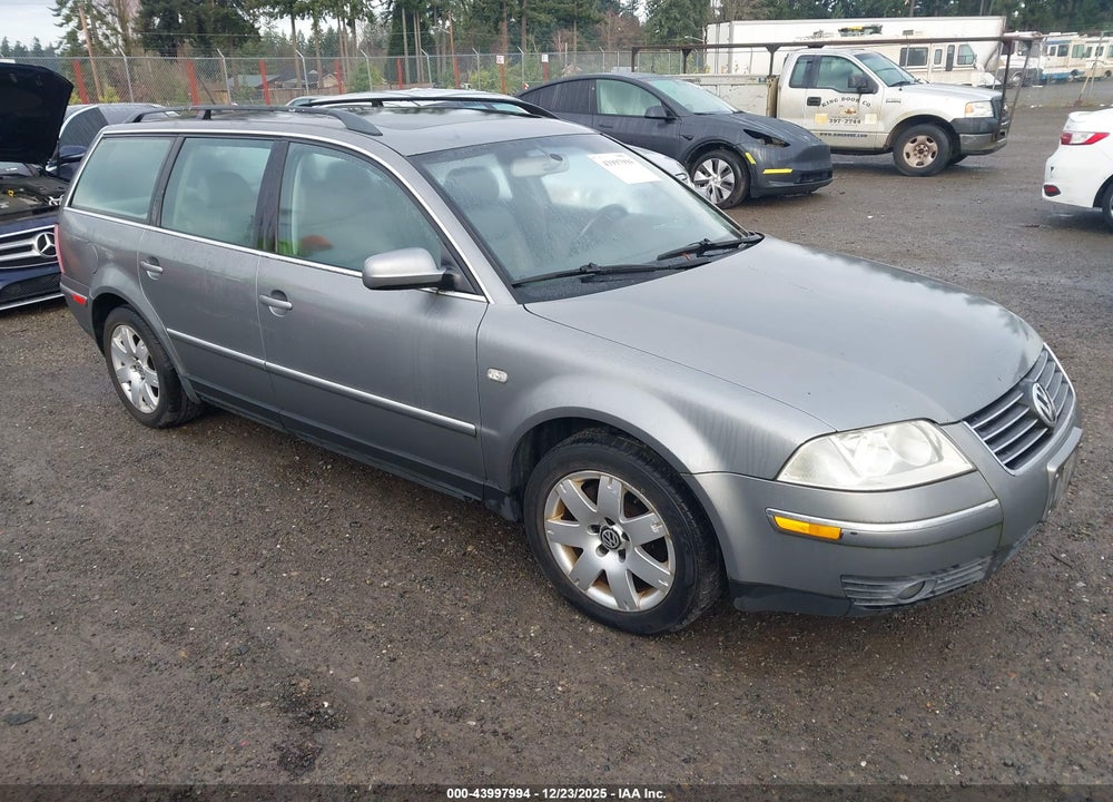 2002 VOLKSWAGEN PASSAT GLX VIN: WVWWH63B12E336667