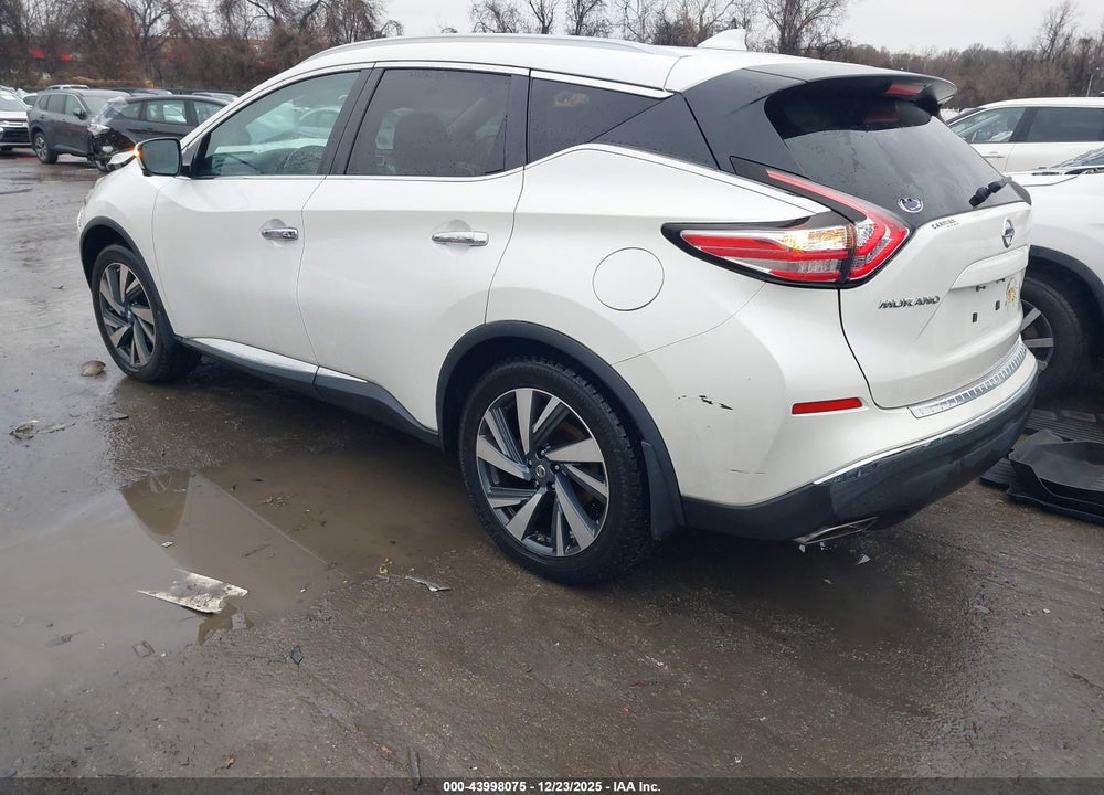 2018 NISSAN MURANO PLATINUM VIN: 5N1AZ2MH4JN107381