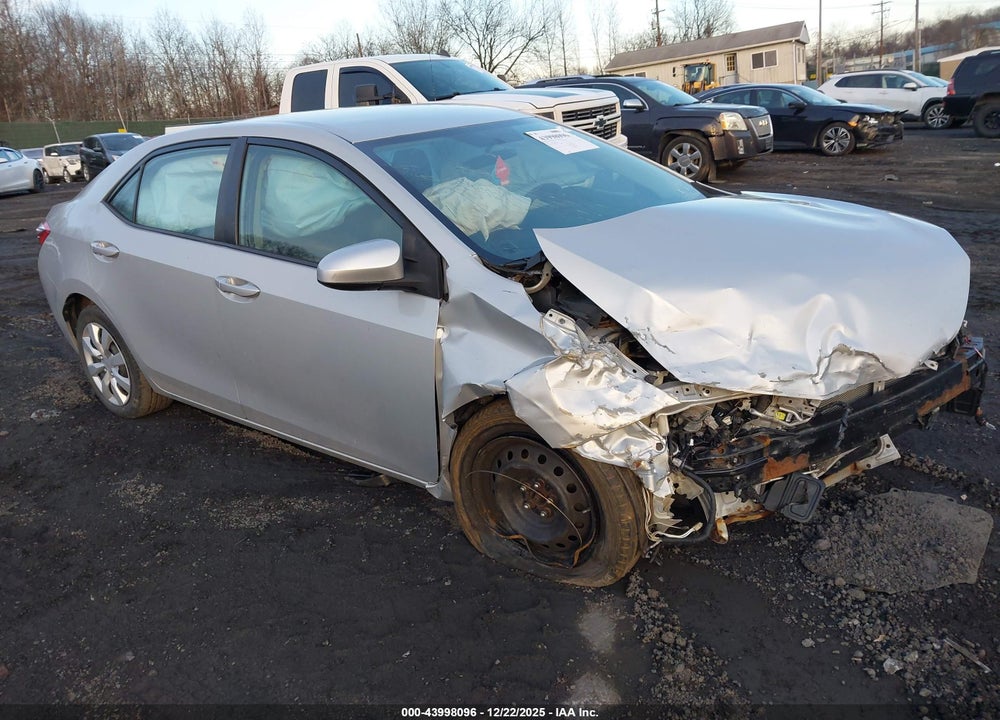 2014 TOYOTA COROLLA LE VIN: 2T1BURHE5EC039147