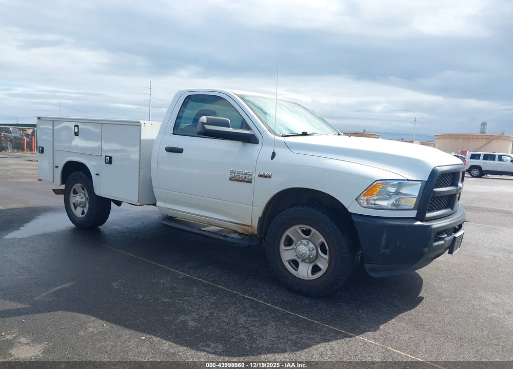 2018 RAM 3500 TRADESMAN  4X2 8' BOX VIN: 3C7WR2AJ9JG412503