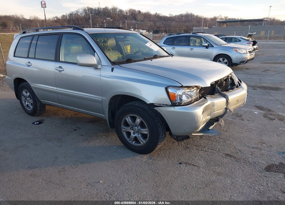 2007 TOYOTA HIGHLANDER V6 VIN: JTEEP21A470213950