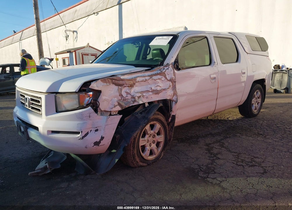 2006 HONDA RIDGELINE RTL VIN: 2HJYK16506H511181