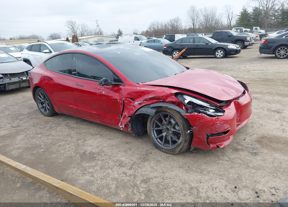 2022 TESLA MODEL 3 REAR-WHEEL DRIVE VIN: 5YJ3E1EA3NF255045