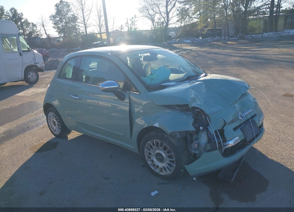 2012 FIAT 500 LOUNGE VIN: 3C3CFFCR0CT128100