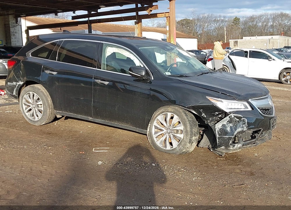 2015 ACURA MDX TECHNOLOGY PACKAGE VIN: 5FRYD4H40FB027312