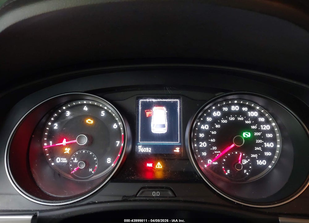 2019 VOLKSWAGEN ATLAS 3.6L V6 SE VIN: 1V2LR2CA8KC578009