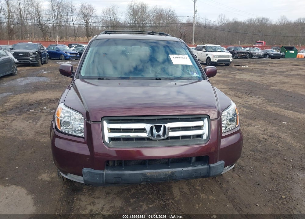 2007 HONDA PILOT EX-L VIN: 5FNYF18717B030905