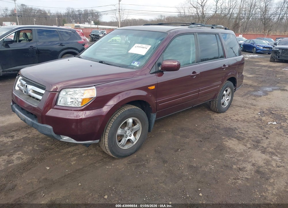 2007 HONDA PILOT EX-L VIN: 5FNYF18717B030905