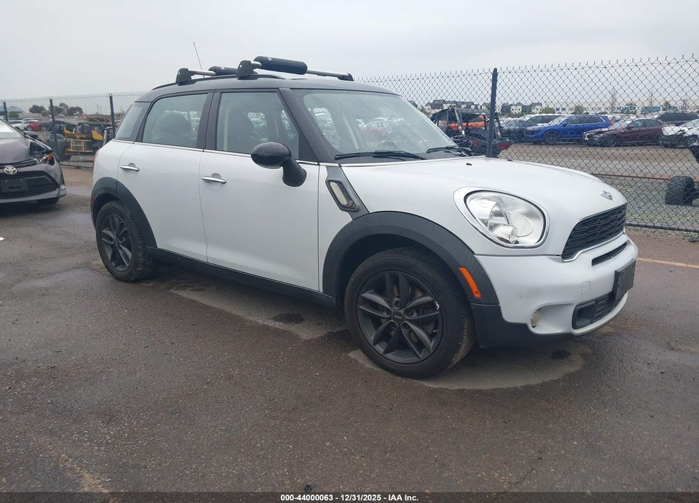 2012 MINI COOPER S COUNTRYMAN VIN: WMWZC3C58CWL85555