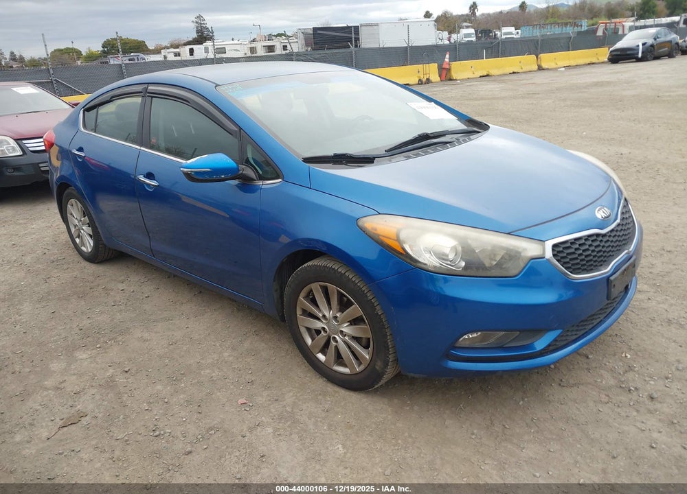 2014 KIA FORTE EX VIN: KNAFX4A89E5116421