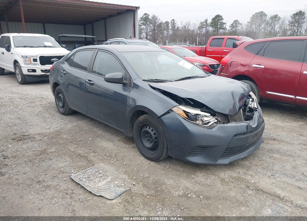2016 TOYOTA COROLLA L VIN: 2T1BURHE6GC715284