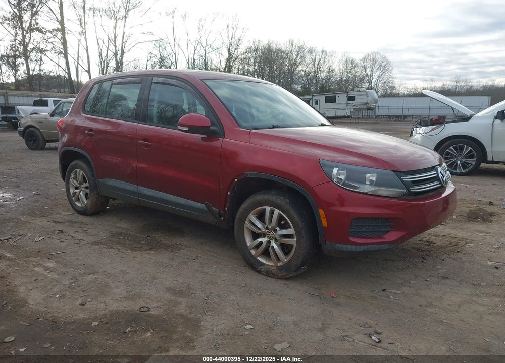2014 VOLKSWAGEN TIGUAN S VIN: WVGAV3AX6EW069116