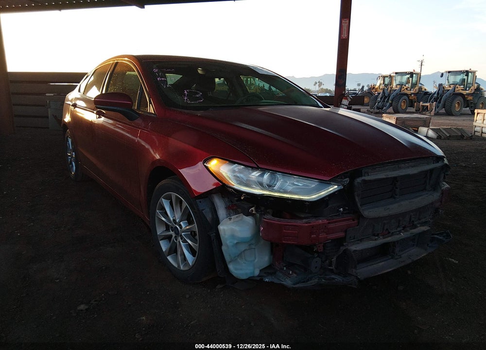 2017 FORD FUSION SE VIN: 3FA6P0HD1HR252970