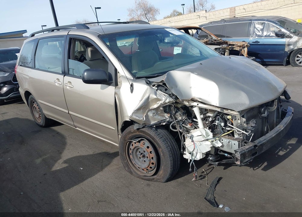 2007 TOYOTA SIENNA CE VIN: 5TDZK23C47S005521