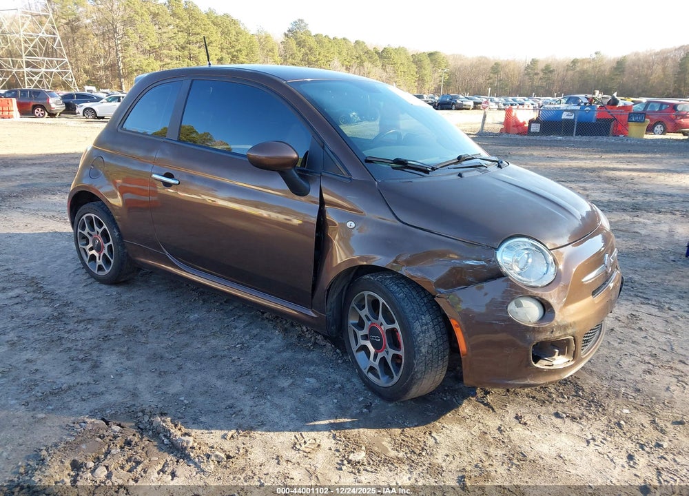 2012 FIAT 500 SPORT VIN: 3C3CFFBR0CT400310